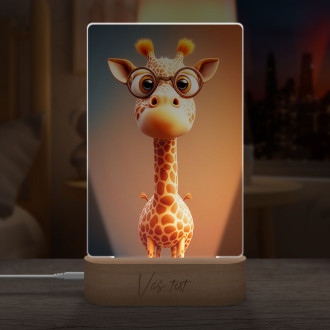 Lampa Animovaná žirafa