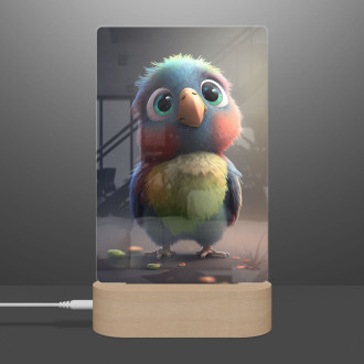 Lampa Animovaný papagáj