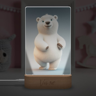 Lampa Animovaný ľadový medveď