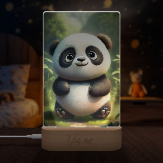 Lampa Animovaná panda