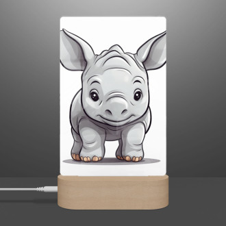 Lampa Kreslený Nosorožec