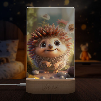 Lampa Roztomilý animovaný ježko 2