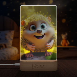 Lampa Roztomilý animovaný ježko