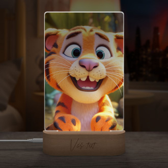 Lampa Roztomilý animovaný tiger 1