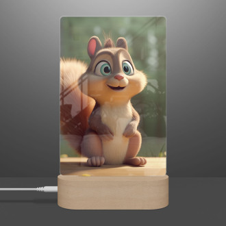 Lampa Roztomilá animovaná veverička 1