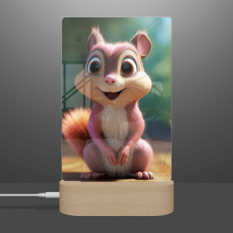 Lampa Roztomilá animovaná veverička