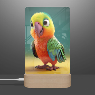 Lampa Roztomilý animovaný papagáj 1