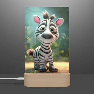 Lampa Roztomilá animovaná zebra