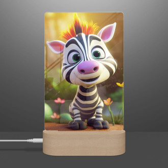 Lampa Roztomilá animovaná zebra 1