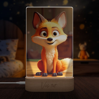 Lampa Roztomilá animovaná liška