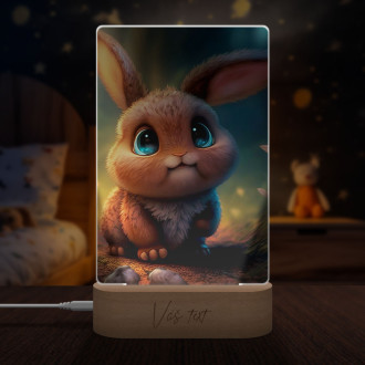Lampa Roztomilý animovaný králik