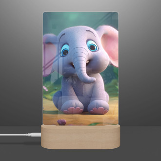 Lampa Roztomilý animovaný slon