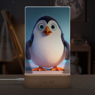 Lampa Roztomilý animovaný tučniak 1