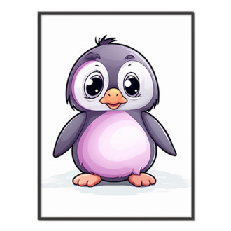 Kreslený Tučniak