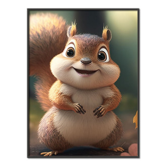Roztomilá animovaná veverička 2