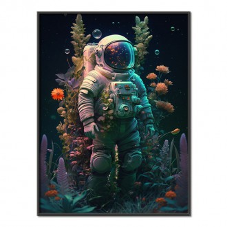 Astronaut pod vodou