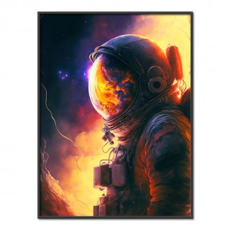 Astronaut v hmlovine