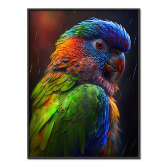 Farebný papagáj 2