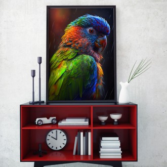 Farebný papagáj 2
