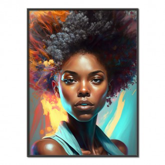 Módny portrét - Afro