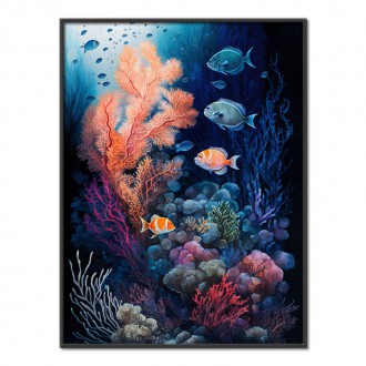 Podmorská scenéria Koralový útes