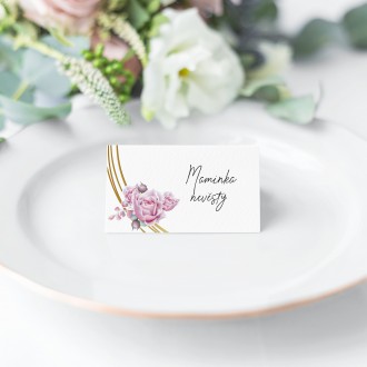 Svadobná menovka FO1263jm