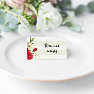 Svadobná menovka FO1266jm