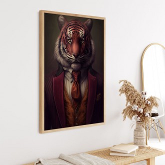 Tiger v obleku