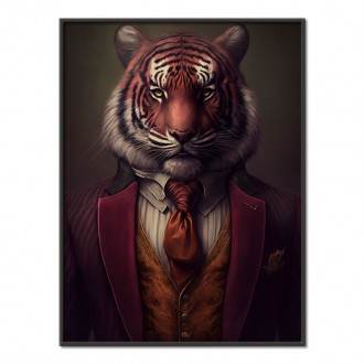 Tiger v obleku