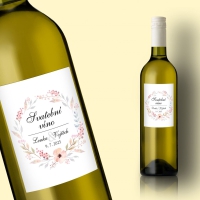 Svadobné etikety na víno